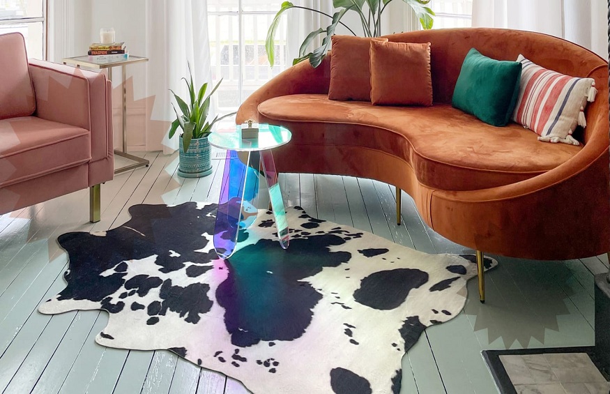 Cowhide Rugs in Home Decoration